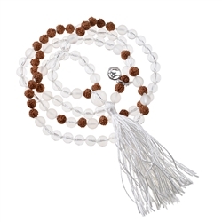 241005170036 Edelstein-Mala Bergkristall (Klarheit) | Edelsteine, Heilsteine & Schmuck-Handel