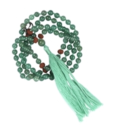 241018190103 Edelstein-Mala Aventurin (Anahata; Herz-Chakra - Anti Stress) | Marco Schreier