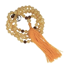 241018190104 Edelstein-Mala Calcit orange (Manipura; Solarplexus-Chakra) | Marco Schreier