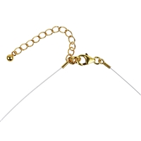 Collana di indigolite, perline, placcatura in oro, catena di prolungamento