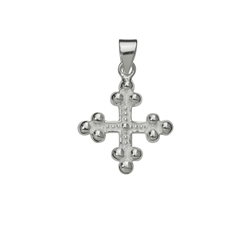 242005110067 Cloverleaf cross pendant, 2.0 cm | wholesaler gems, healing stones & jewelry