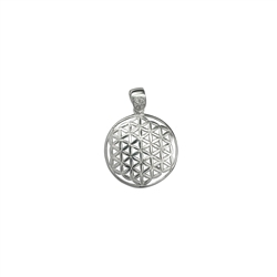 242005130050 Anhänger Blume des Lebens, 2,5cm, Silber | GH Edelsteine, Heilsteine & Schmuck