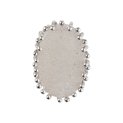 242005150275 Anhänger Achat (Druzy) Oval, 2,6cm | Großhandel Edelsteine, Heilsteine & Schmuck