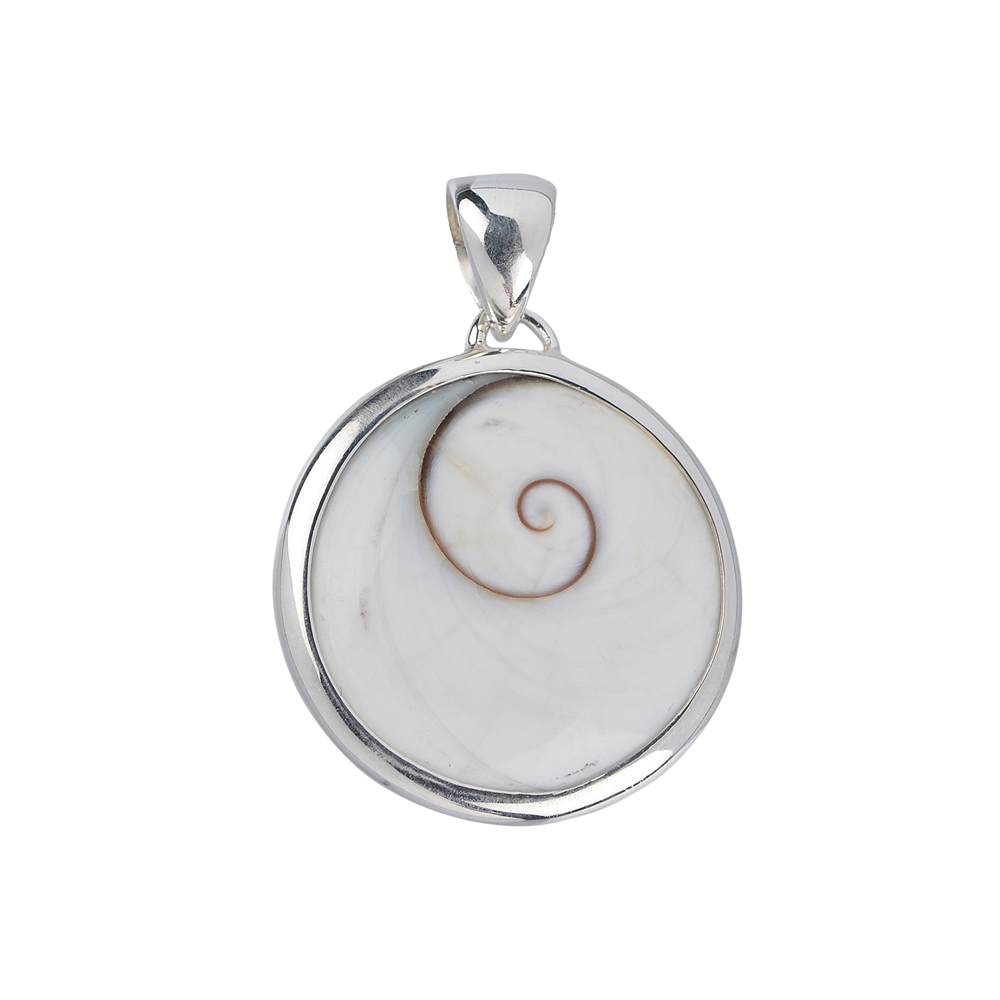 Nautilus snail pendant, 2.2 cm