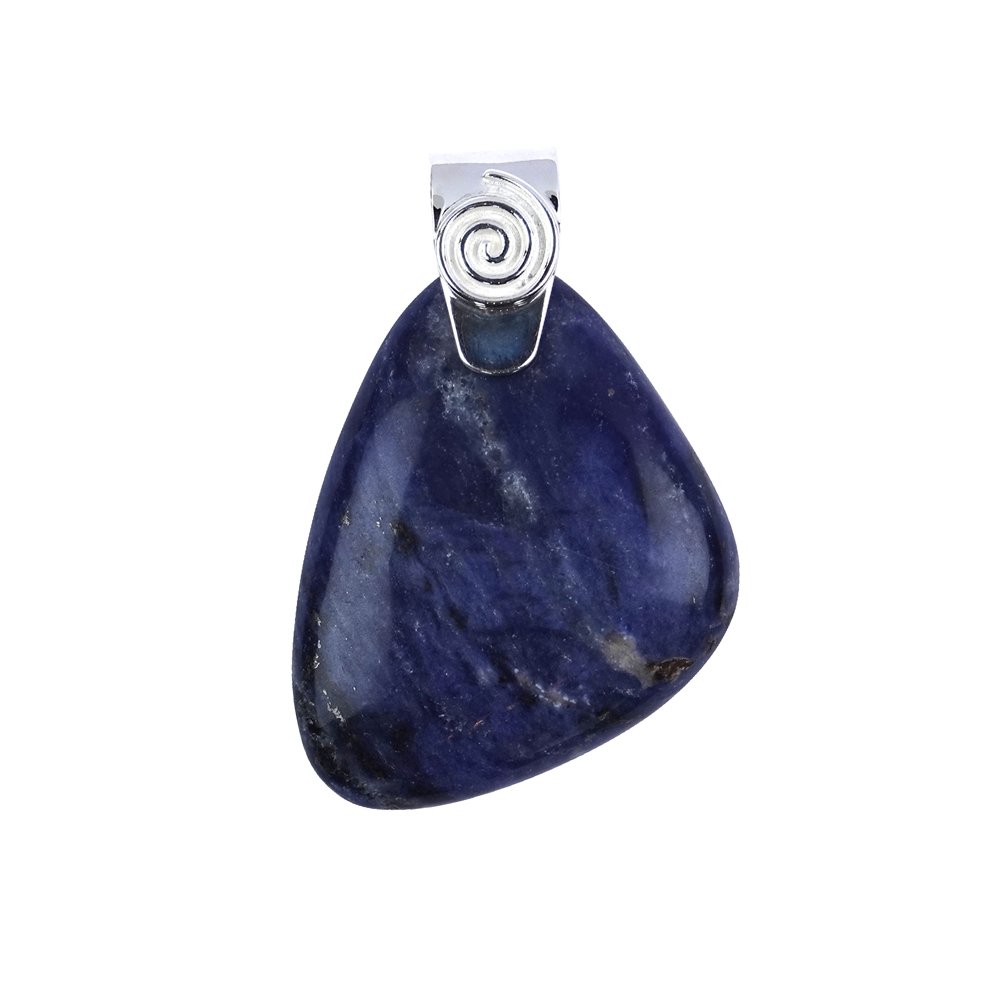 Pendant Sodalite with spiral, 5,0cm
