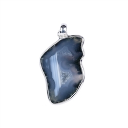 242005220001 Pendant Agate Geode, 4,8 - 5,6cm (large) | wholesaler gems & healing stones