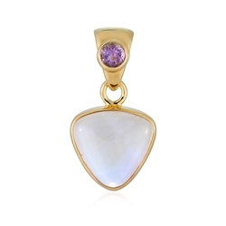 242009230165 Ametrine trillion pendant (12 x 12mm), 2.4cm, gold-plated | Marco Schreier