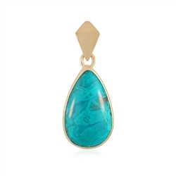 242009240072 Atacama Opal drop pendant (23 x 15mm), 3.2cm, gold-plated | Marco Schreier