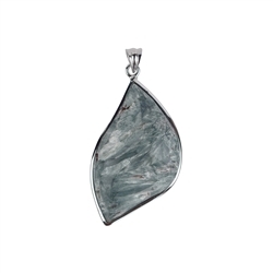 242018200003 Serafinite pendant, 4.8 cm, rhodiniert | Schreier gems, healing stones & jewelry