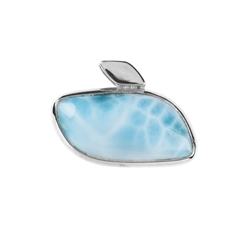 242023220095 Pendant Larimar wings (20 x 34mm), 2,5 x 4,0cm, platinum plated | Marco Schreier