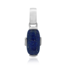 242023220445 Pendant Lapis Lazuli rectangle (15 x 8mm), 2.8cm, platinum plated | Marco Schreier