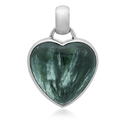 242023230038 Pendentif Serafinite coeur (20mm), 2,9cm, platiné | Marco Schreier