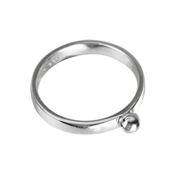 243005140013 Ring "Sphäre", Silber, Gr. 57 | Großhändler Edelsteine, Heilsteine & Schmuck