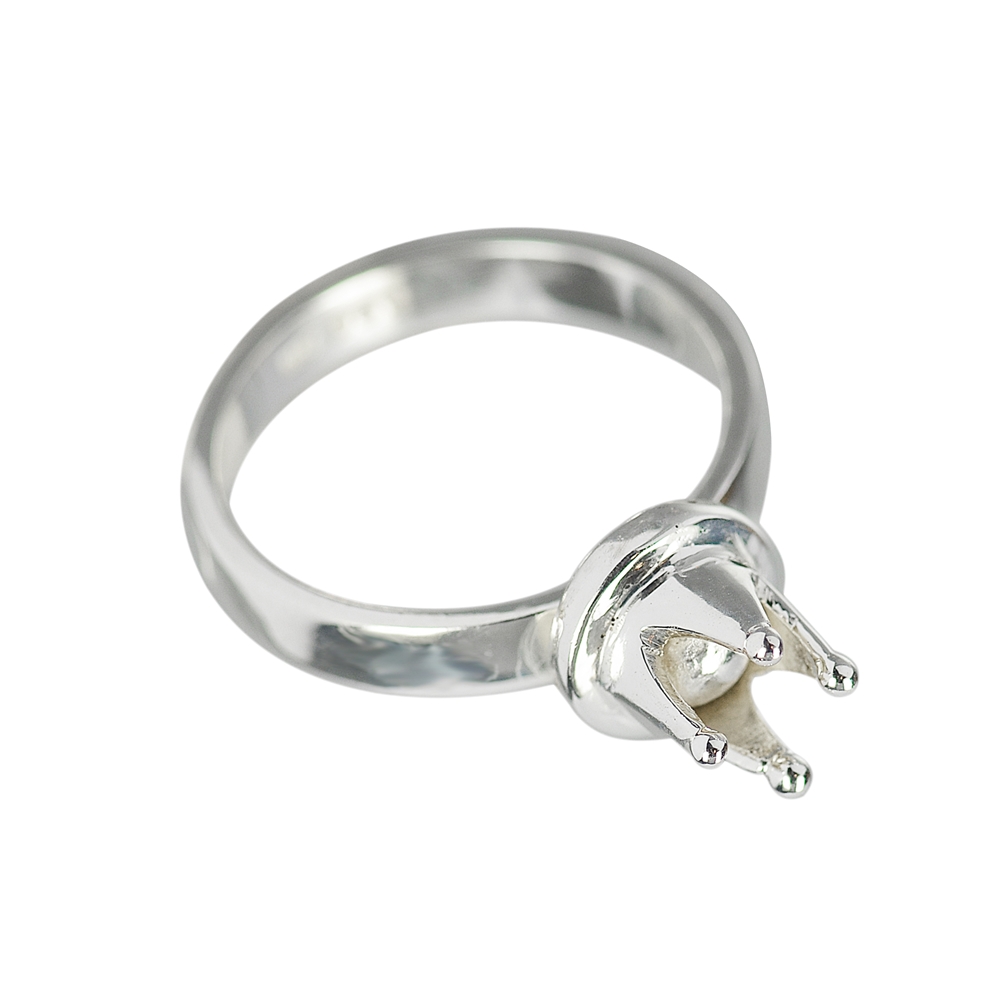 Ring "Krone", Silber, Gr. 55
