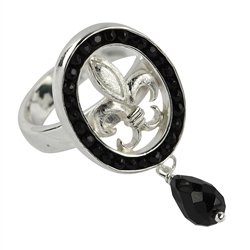 243005140043 Ring "Fleur de Lys", Gr. 59 | Mineralien-Handel Edelsteine, Heilsteine & Schmuck