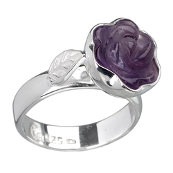 243005150365 Ring "Rose" Amethyst, Größe 53 | Großhändler Edelsteine, Heilsteine & Schmuck