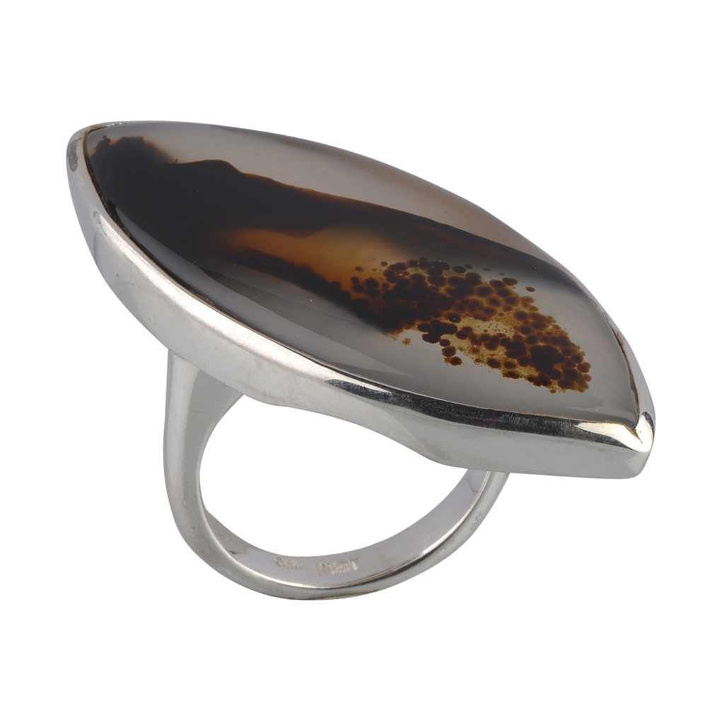Bague Agate (Montana), taille 55