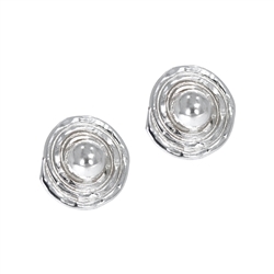 244005190091 Earstud circles with spiral, 1,6cm | wholesaler gems, healing stones & jewelry