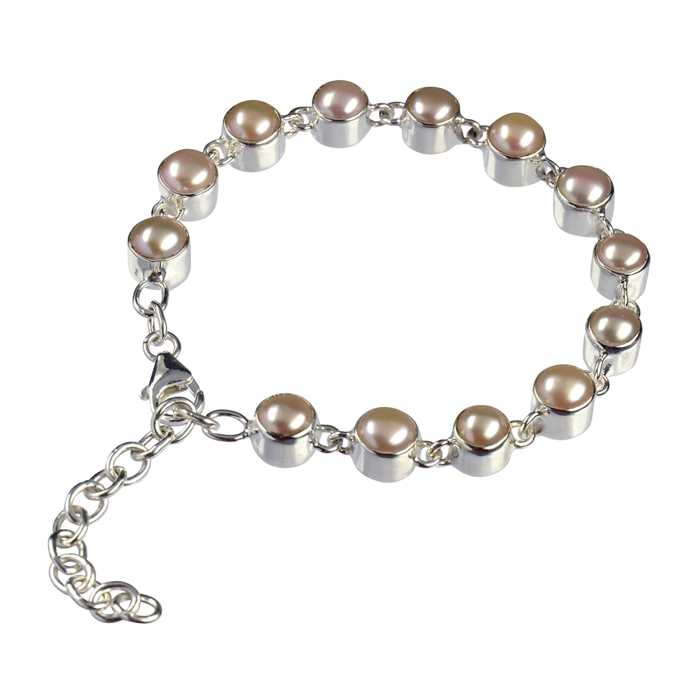Bracelet SWZ pearl (salmon), round