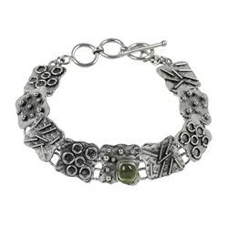 245005150022 Tourmaline (green) bracelet | Schreier wholesale; gems, healing stones & jewelry