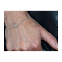 Bracelet "Bracelet porte-bonheur trèfle", 16 - 21cm