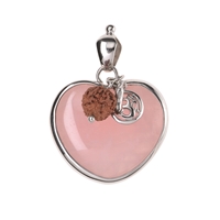 Bracciale mala in pietre preziose quarzo rosa (amore)