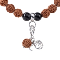 Gemstone mala bracelet Tourmaline (black) (protection)