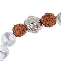 Gemstone Mala Bracelet Magnesite (Serenity)