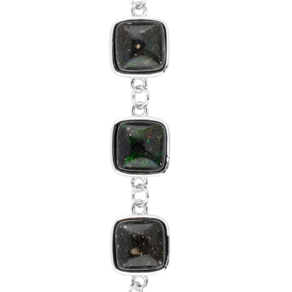 Armband Honduras-Opal Quadrate, 20cm | Schreier Edelsteine, Heilsteine & Schmuck
