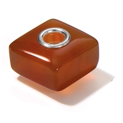 249005091401 Chili bead, carnelian, cuboid, 04mm hole  | wholesaler gems & healing stones