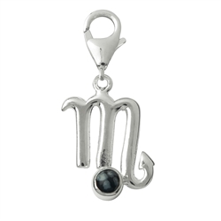 249005100057 Charm "Scorpione" con ossidiana, 31 mm | grossista gemme e pietre curative