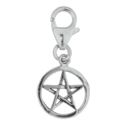 249005110025 Charm "Pentagram", 23mm | wholesaler - gems, precious & healing stones, jewelry