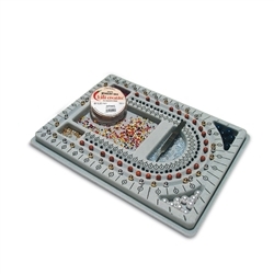 2630010100 Bead sorting board for 3 strands | wholesaler gems, healing stones & jewelry