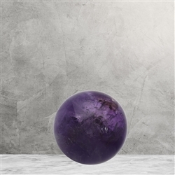 2801012019 Amethyst ball unique 019, 5,3cm | wholesaler gems, healing stones & jewelry