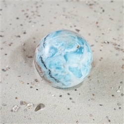 2801196063 Larimar sphere, 5.5 cm, unique piece 063 | wholesaler gems & healing stones