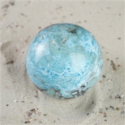 2801196072 Sphere Larimar, 6,0cm, unique piece 072 | wholesaler gems & healing stones