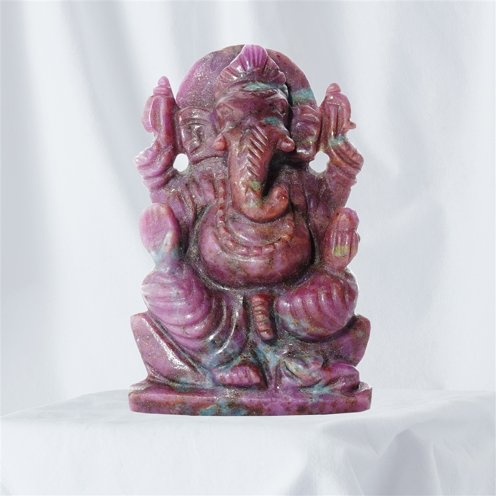 Ganesha Rubin 7,5cm Unikat #001 | Großhändler Edelsteine, Heilsteine & Schmuck