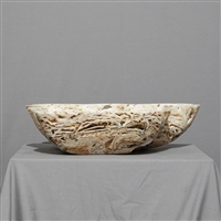 Onyx marble bowl 59 x 45 x 15cm unique 007