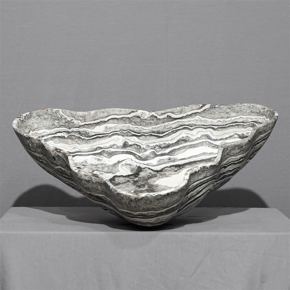 Bowl Onyx marble 55 x 51 x 15cm Unique 016