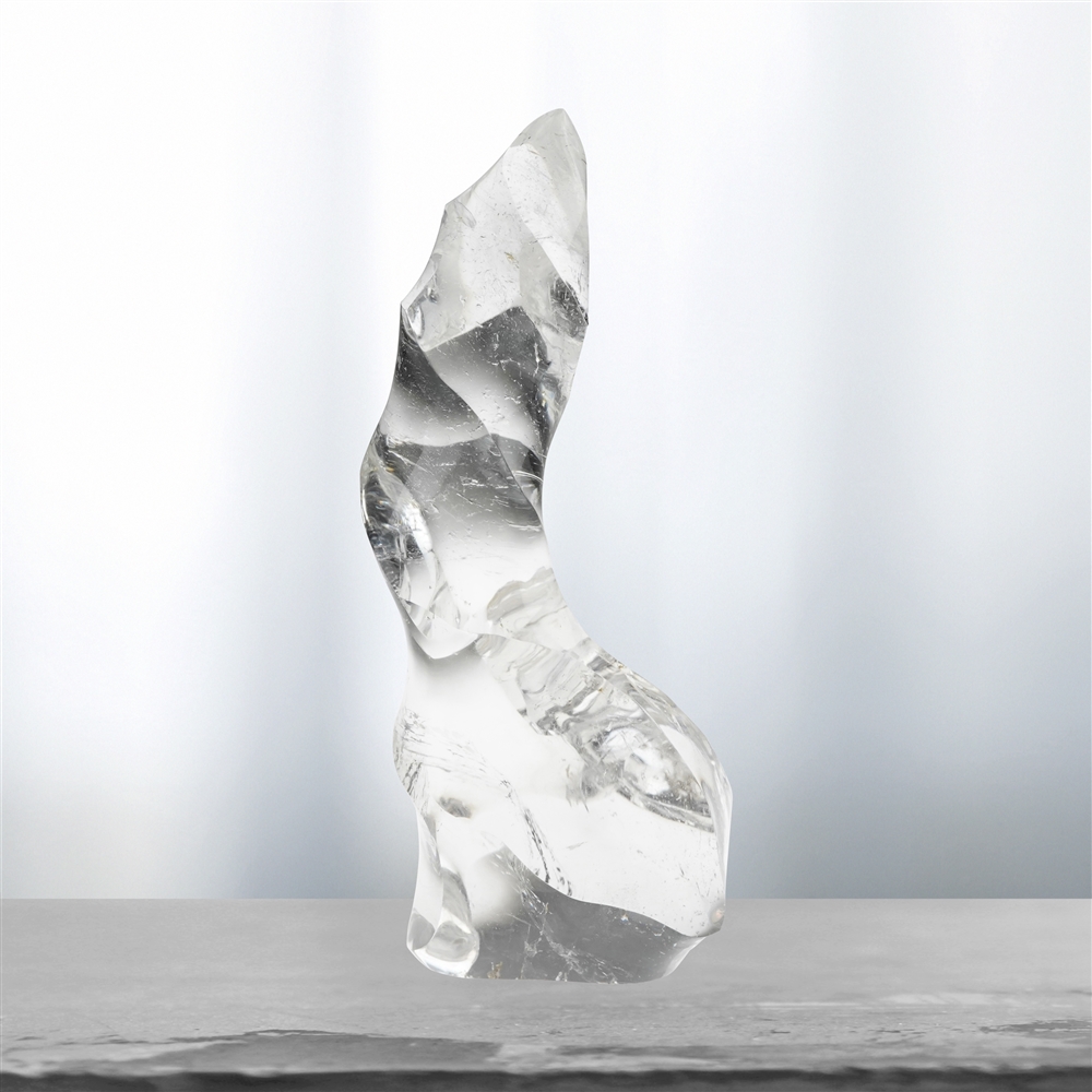 Cristal de roca de forma libre, 15 cm, único 011 | Marco Schreier