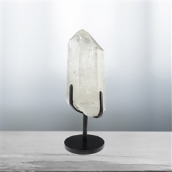 2804035033 Rock Crystal on stand unique 033, 32cm | Schreier gems, healing stones & jewelry