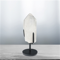 2804035034 Rock Crystal on stand unique 034, 29cm | Schreier gems, healing stones & jewelry