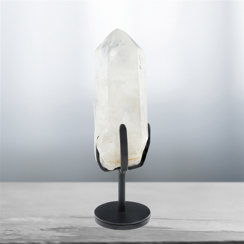 Rock Crystal on stand unique 039, 33cm