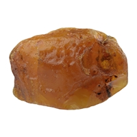 One side polished piece of Amber (natural), 10,5cm unique #008