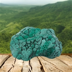 2804106017 Freeform Malachite, 14 x 10cm, unique piece 017 | gems, healing stones & jewelry