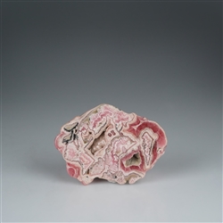 2804130010 One side polished piece Rhodochrosite, 8 x 6cm, unique 010 | Marco Schreier
