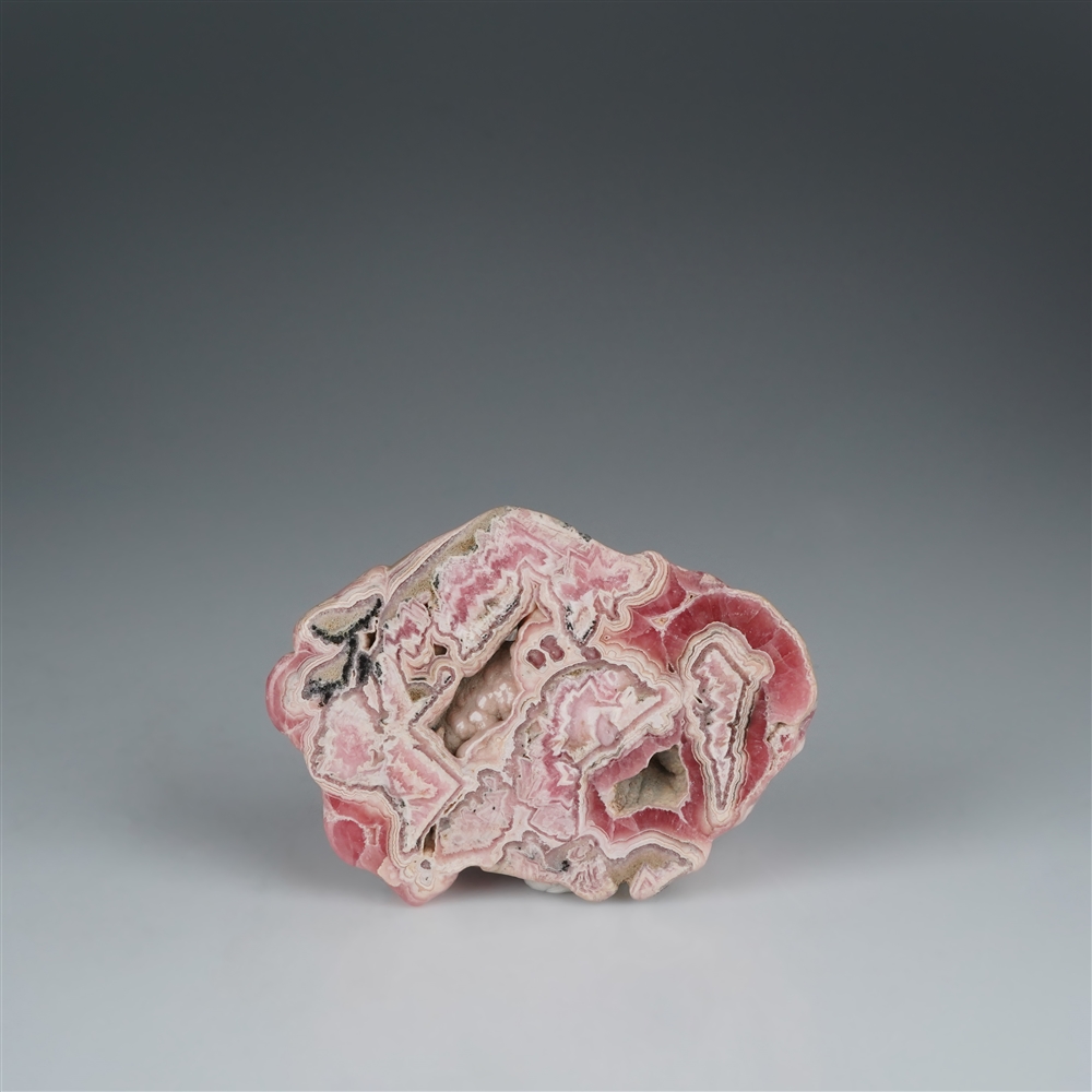 One side polished piece Rhodochrosite, 8 x 6cm, unique 010 | Marco Schreier