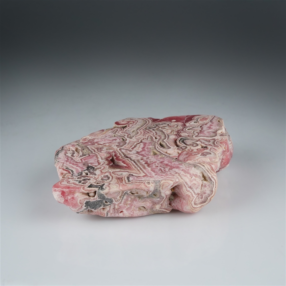 One side polished piece Rhodochrosite, 11 x 10cm, unique 013 | Marco Schreier