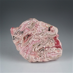 2804130013 One side polished piece Rhodochrosite, 11 x 10cm, unique 013 | Marco Schreier