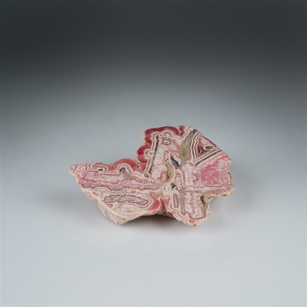 One side polished piece Rhodochrosite, 10 x 9cm, unique 017 | Marco Schreier